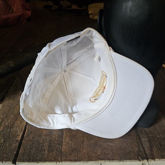 Vintage Ford Motor Captain Party Beach Island Summer Vibe Strapback Hat - Picture 5 of 5